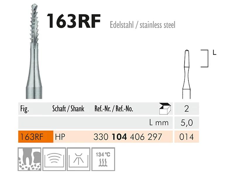 163 RF HP 014 instrument en acier inoxydable chirurgical