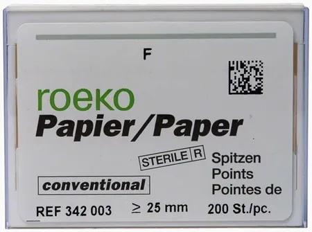 ROEKO Paper points conventional 25mm - XXF