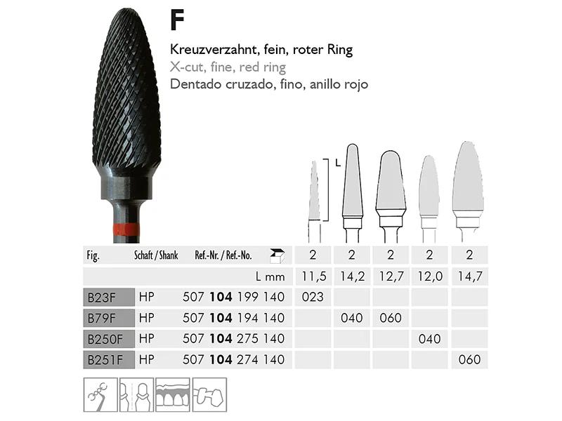 B 79  F HP 040 Black Cobra hardmetaalboor