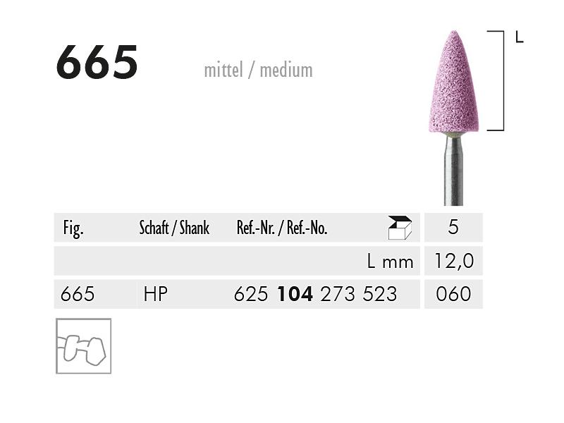 665 HP abrasif (pink, medium)