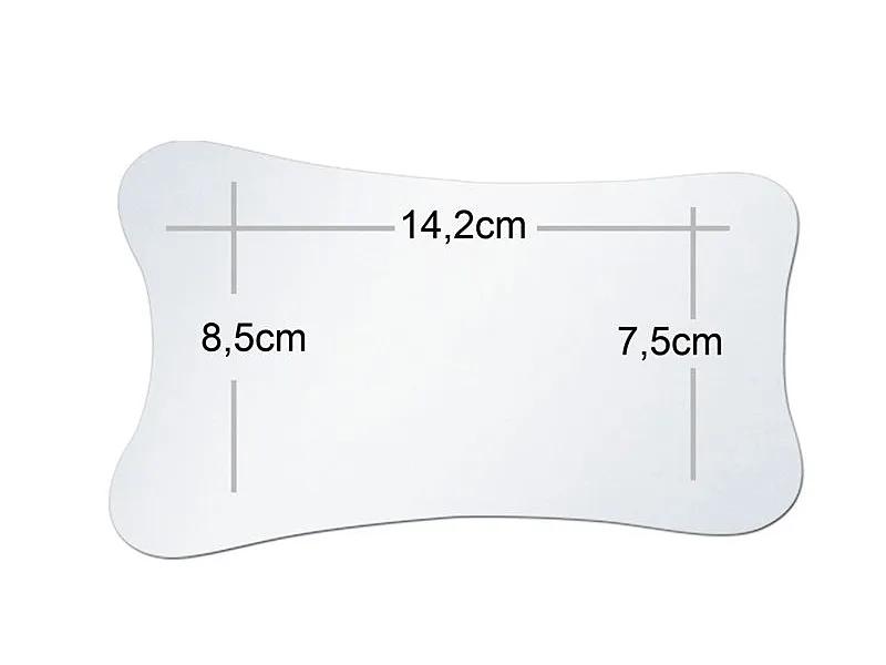 Miroir face occusale extra large - chroom
