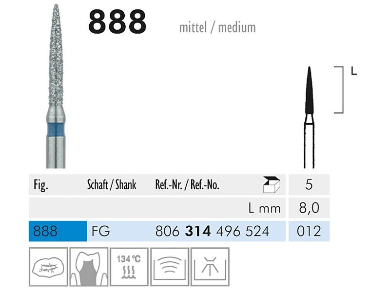 888 FG 012 instrument diamanté
