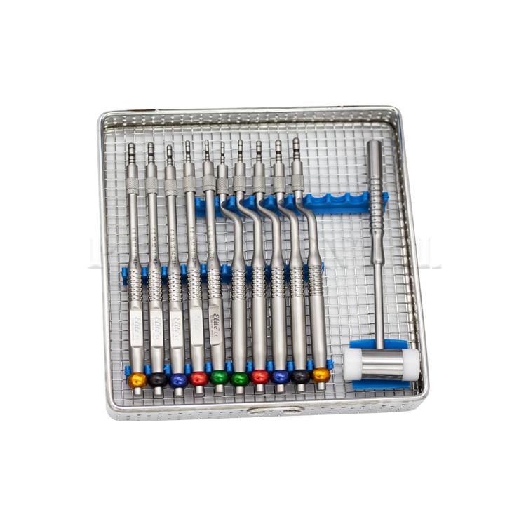 Kit ostéotomes concaves – 11 oinstruments + cassette