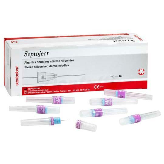 Septoject : Aiguille stérile à usage unique (100 pièces)