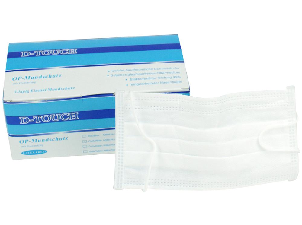 Protège-dents d-touch blanc sans latex 50pcs