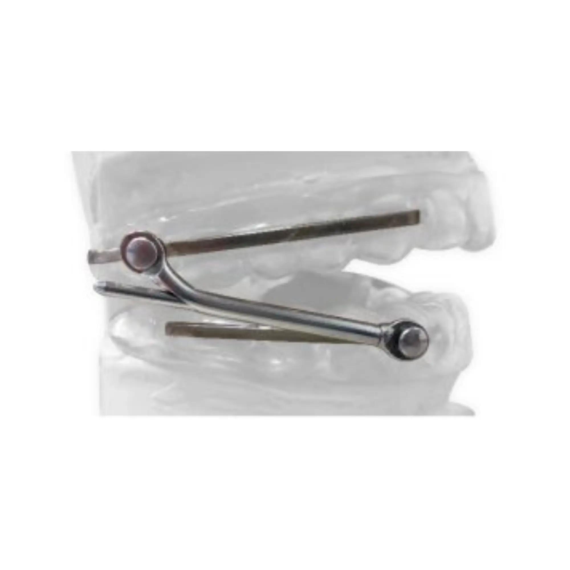Pair of hinges with sliding pivots kit zwart (1)