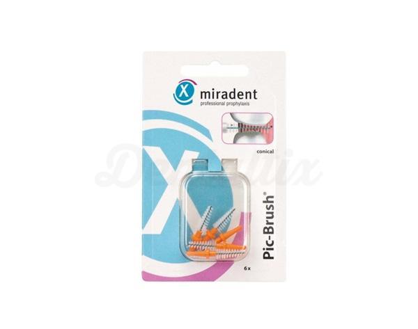 Brosses de rechange Pic Brush orange 6pc
