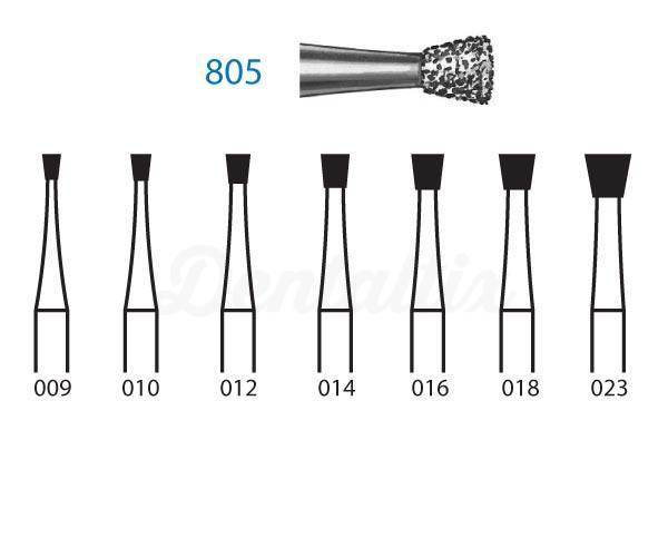 Fraise diamantée à cône inversé 805 pour FG (5 pcs)