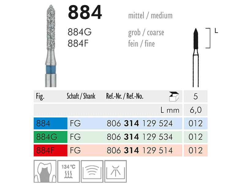 884 instrument diamanté
