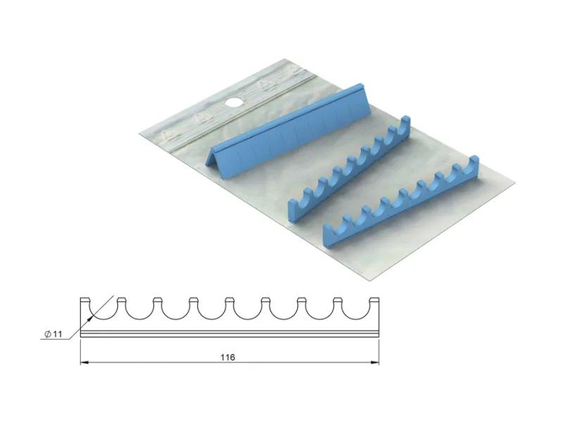 Réassorts silicones pour Ergo Clip 10 / Ergo cassette 10 - ø 11 - 8 instruments