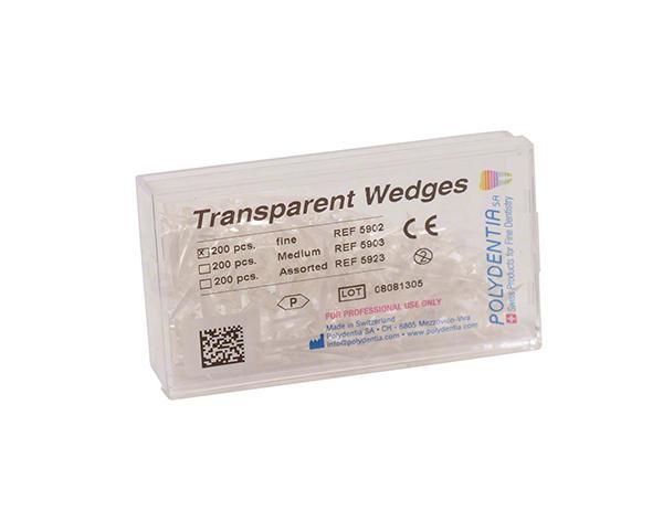 Coin Transparant Plastique Fins 200 Pcs.