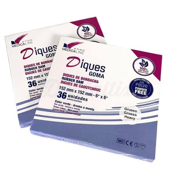 mDam : Digues en caoutchouc vertes (36 pcs)