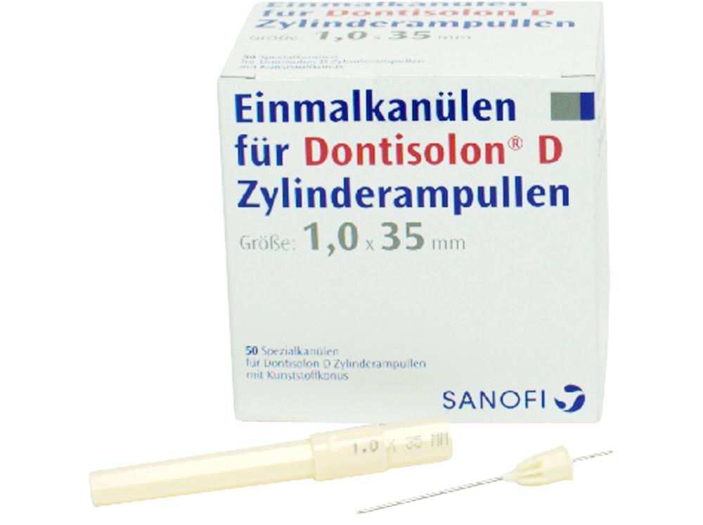 Dontisolon canules Z.A. 1,0x35mm 50st