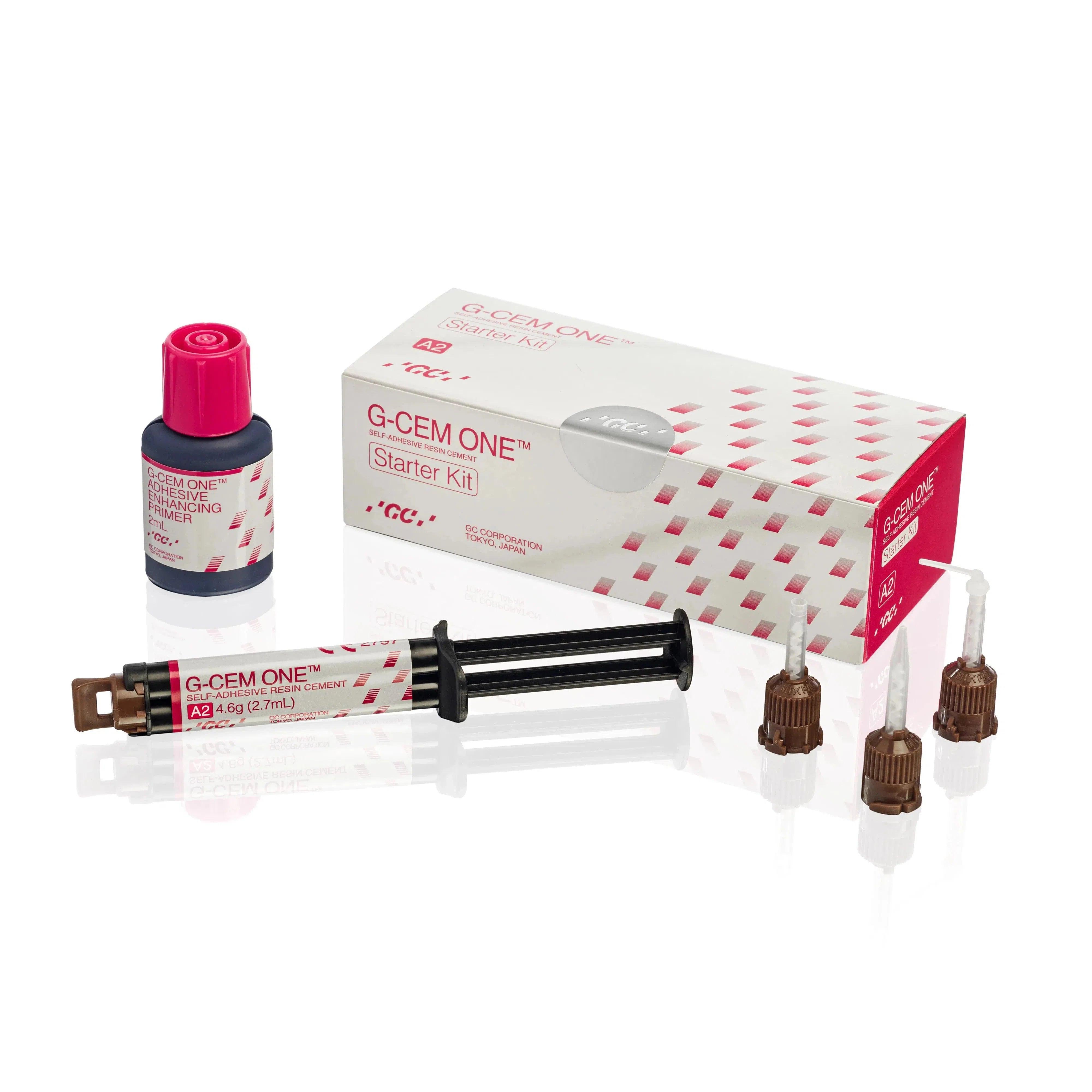 Ciment résine auto-adhésif GC G-CEM ONE, kit de démarrage Translucent