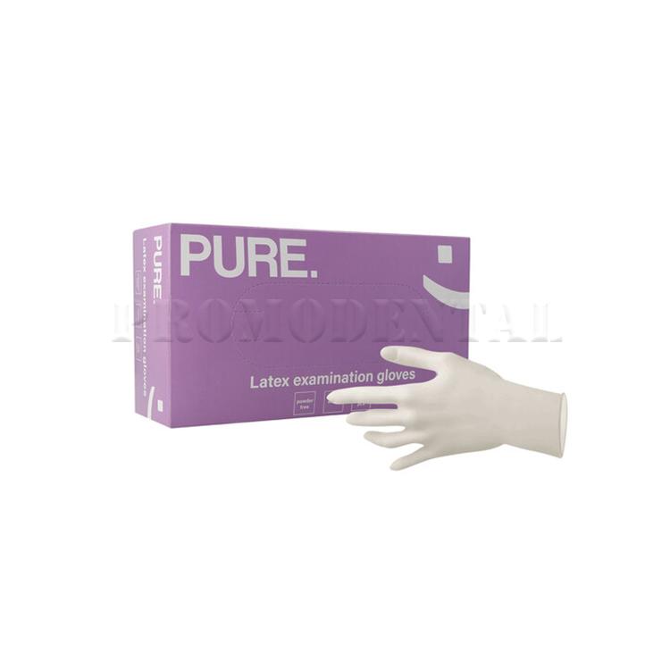 PURE Latex handschoenen poedervrij wit - XL (9-10)