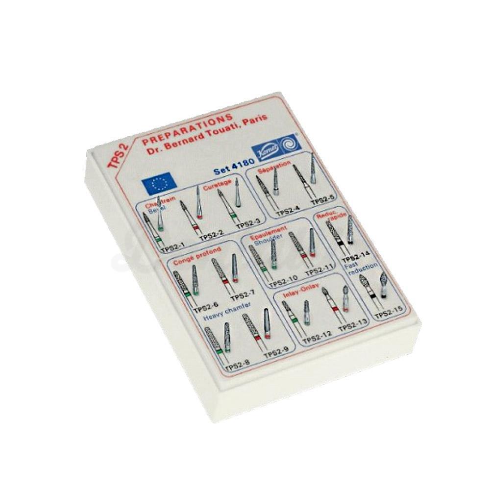 Set de fraises du Dr. Bernard Touati 4180 pour les inlays, les couronnes et les bridges