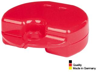 Boîtes d'orthodontie (paillettes), MINI, rouge (25 pcs)