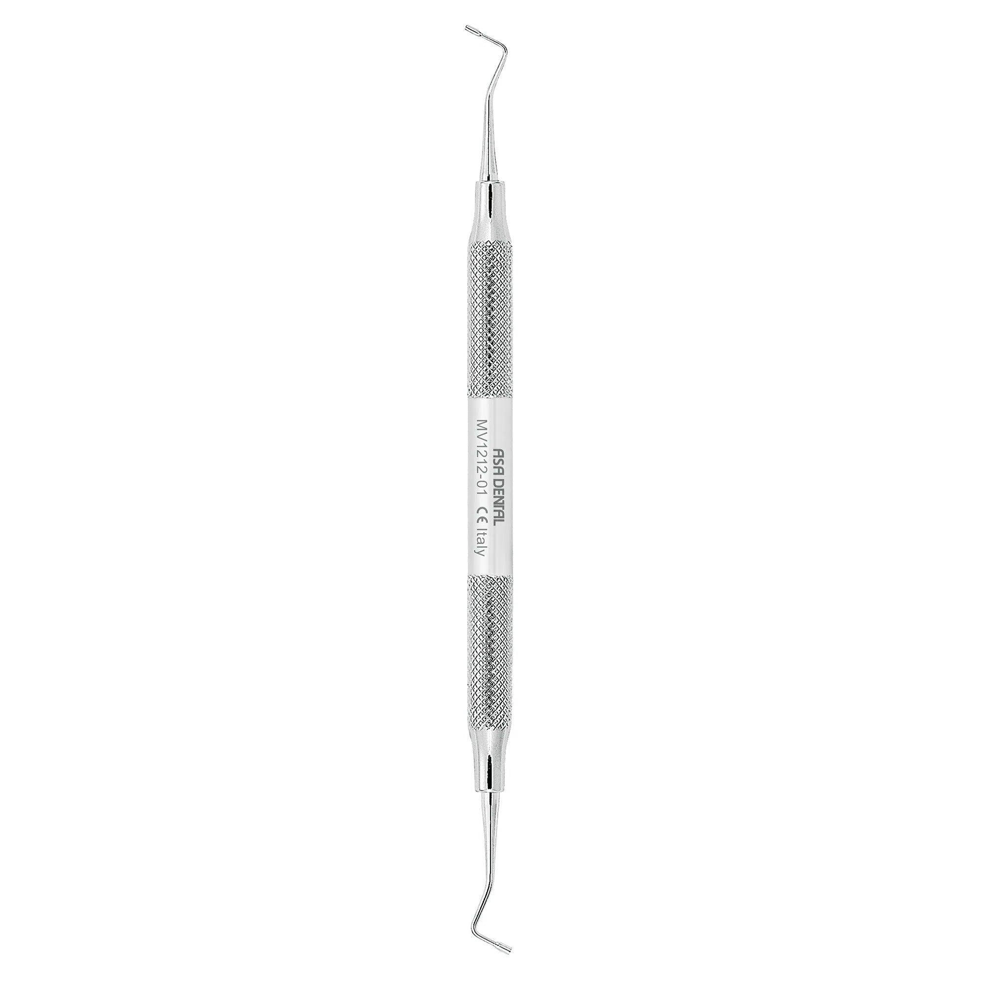 Fouloir à amalgame Asa Dental MV #01 Marquette strié (1 - 1,4 mm )