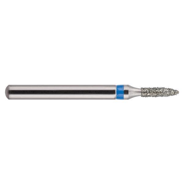 Fraises diamantées NeoDiamond FG - 247 flamme - ISO 012, moyen (bleu), 10 pcs