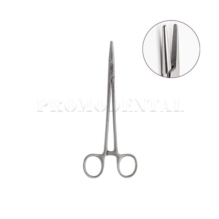Porte-aiguille droit Crile Wood 18 cm