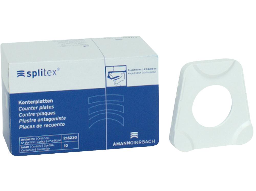 Tegenplaat plastic 10st