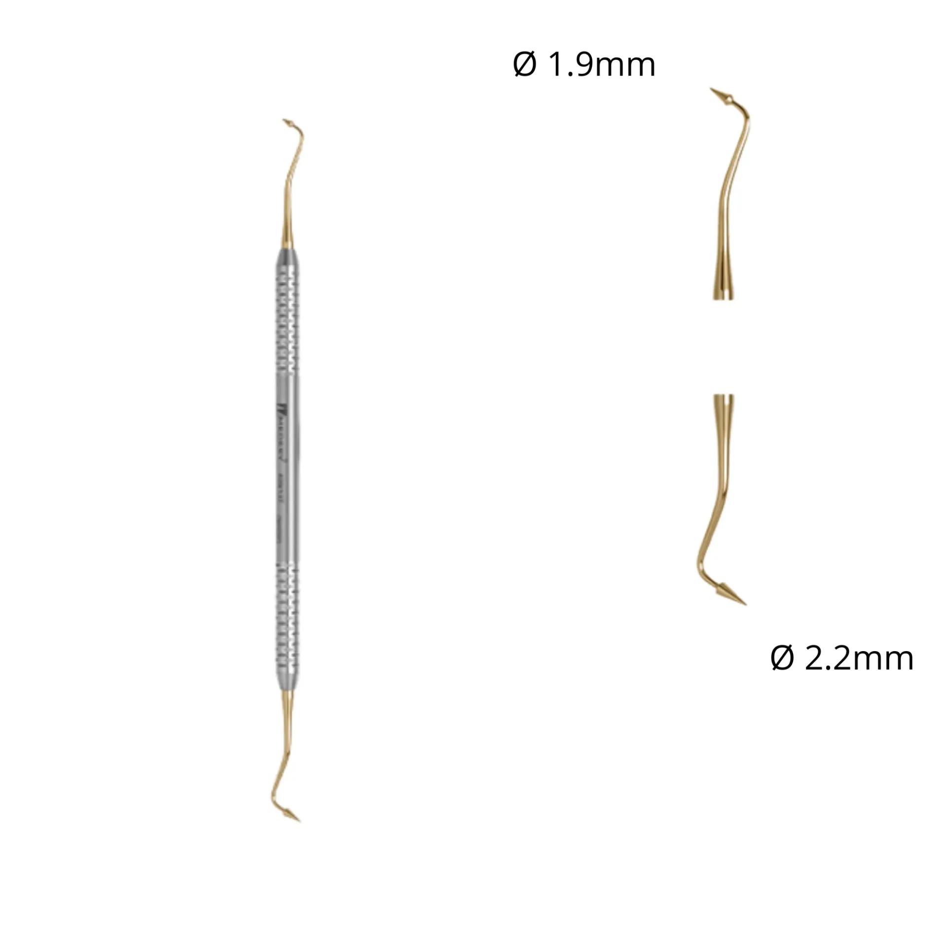 Instrument voor composiet + tinnen coating