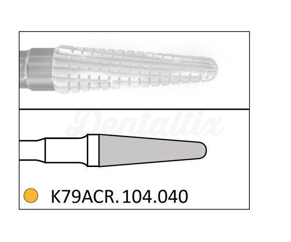 Fraise K79ACR.104. Diamantée Conique Arrondie PM (5 pcs)