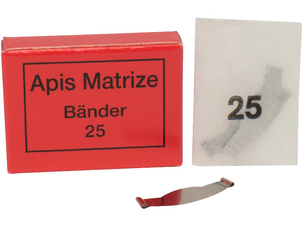 Bandes matricielles Apis 25 mm 6pcs