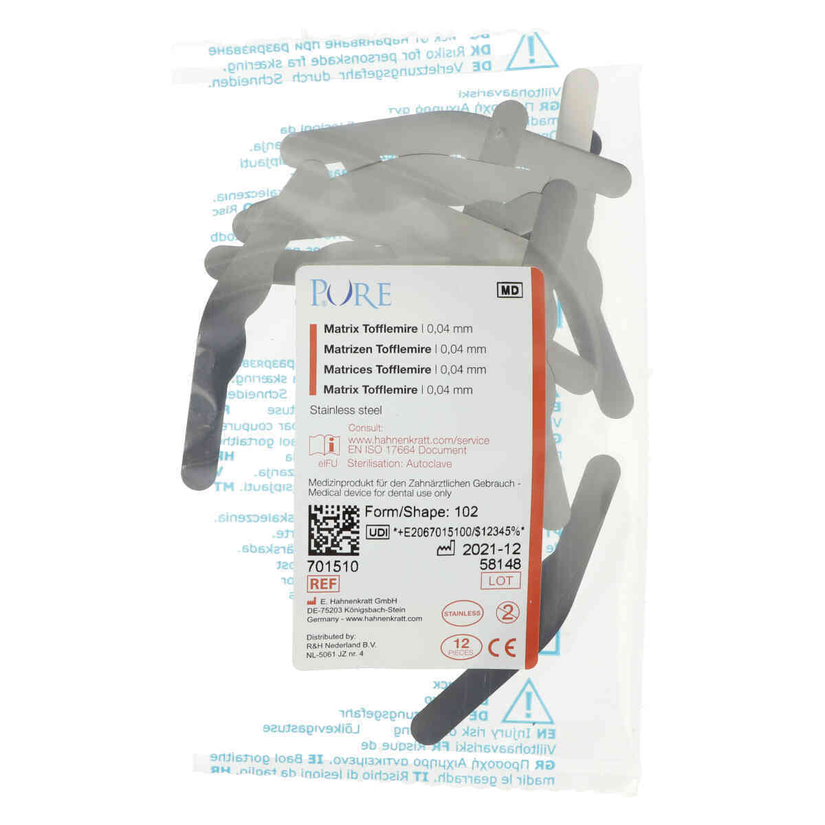 PURE Matrices Tofflemire 0,04mm