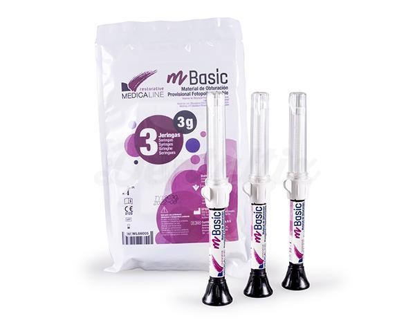 Ciment d'étanchéité temporaire mBasic - Seringues (3 x 3 g)