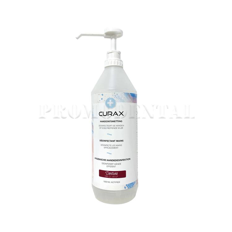 Gel désinfectant Curax avec pompe – 1 L