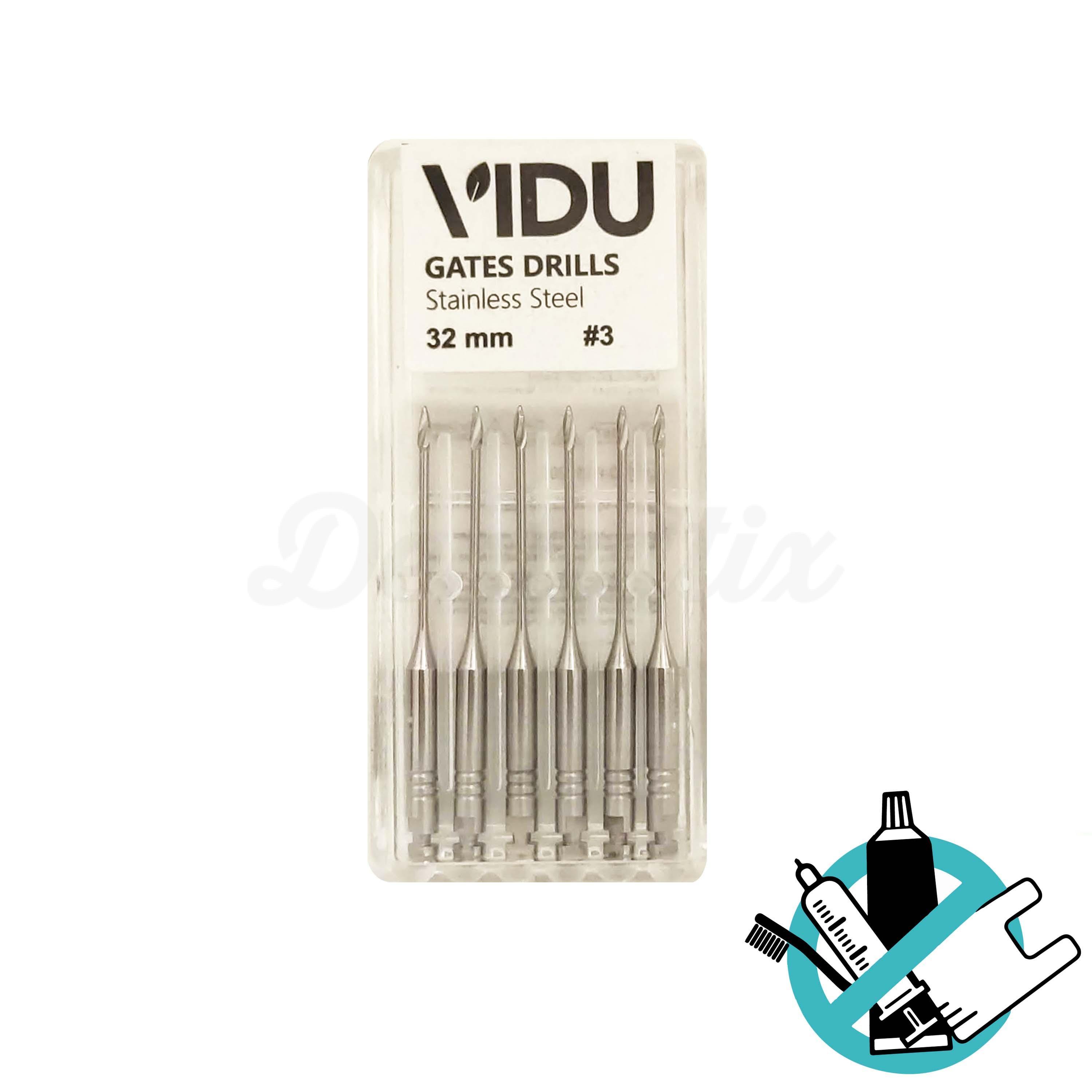 Fraises endodontiques Gates 32 mm (6 pcs)