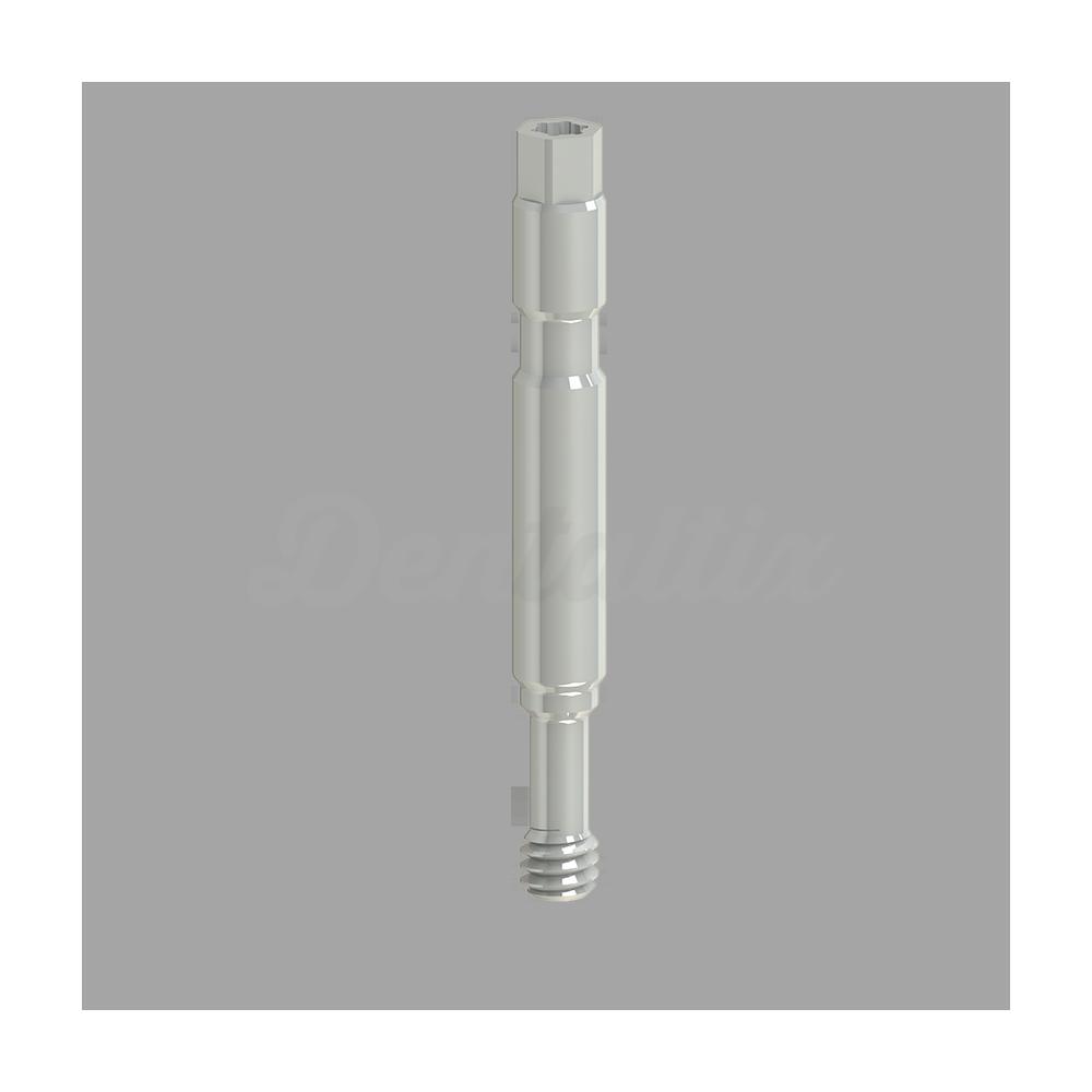 Prothèse directe de coiffe d'empreinte à broche pour implanter une connexion externe plate-forme large