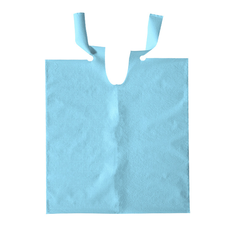 TABLIERS PLASTIFIES EN BLEU (80) (50X57CM)