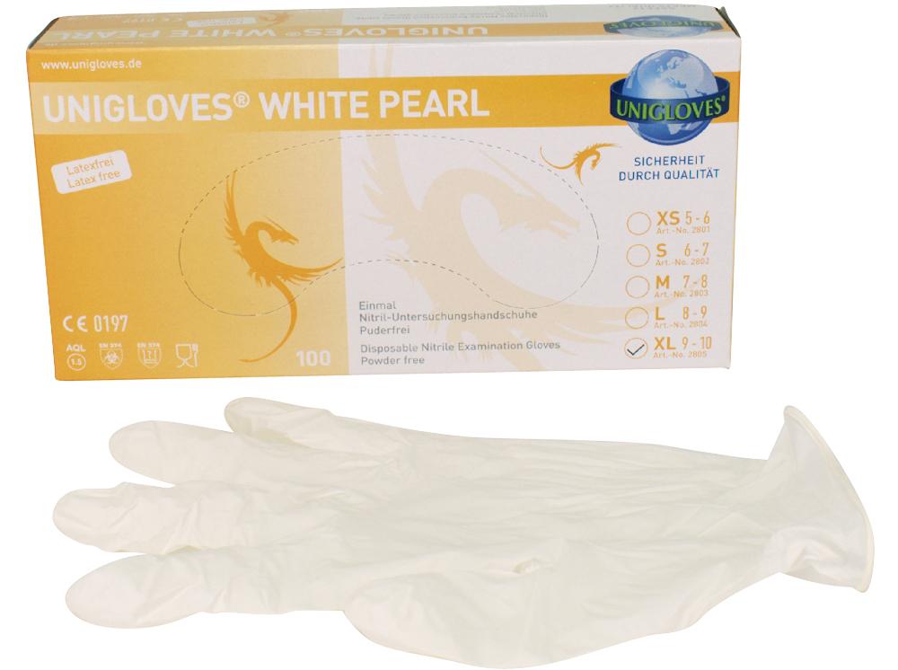 Nitrile Whitepearl XL 100pcs
