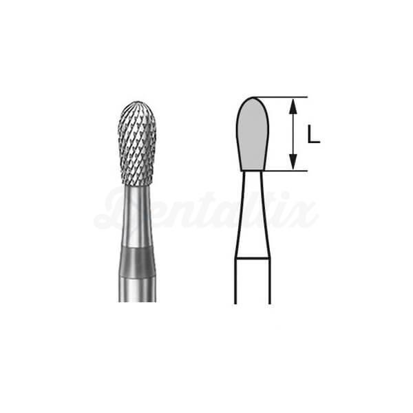 Fraise en carbure H88EF.104.023 pour laboratoire