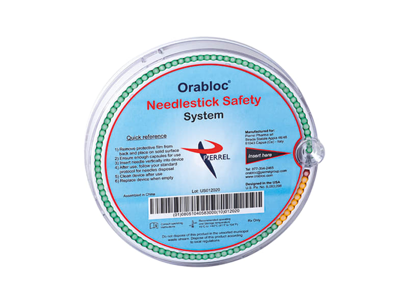 Orabloc Needlestick safety system
