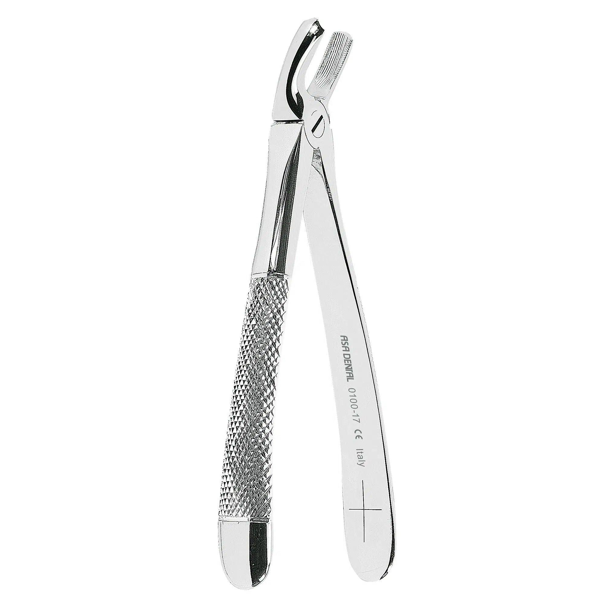 Asa Dental Extractietang #17 Gekartelde punt (17 cm)