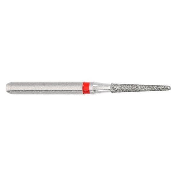 Fraises diamantées FG- 8868 conique, à bout rond - ISO 012 (8868), fin (rouge), 5 pcs
