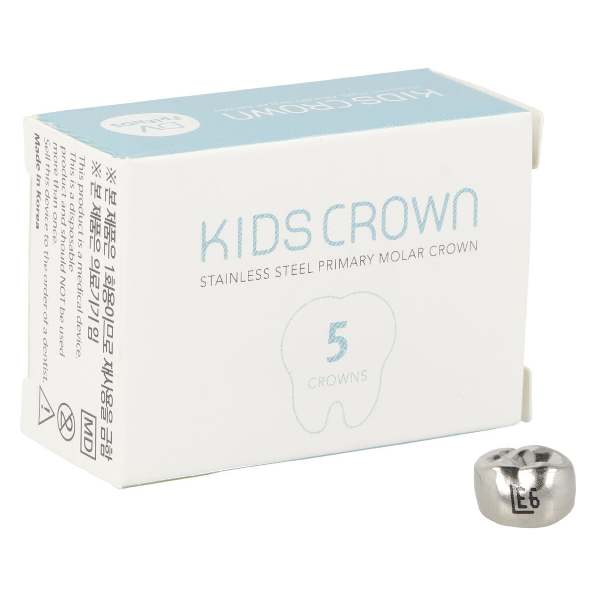KidsCrown Couronnes provisoires pour dents de lait deuxième molaire UL - 4