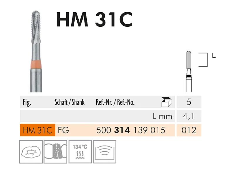 HM 33 C FG 012 fraise en carbure de tungstène