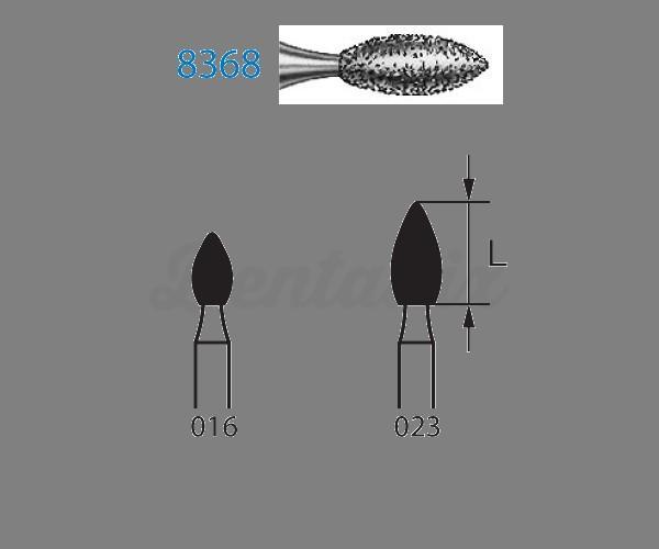 Fraise diamantée en forme de ballon de rugby 368 pour CA (5 pcs)