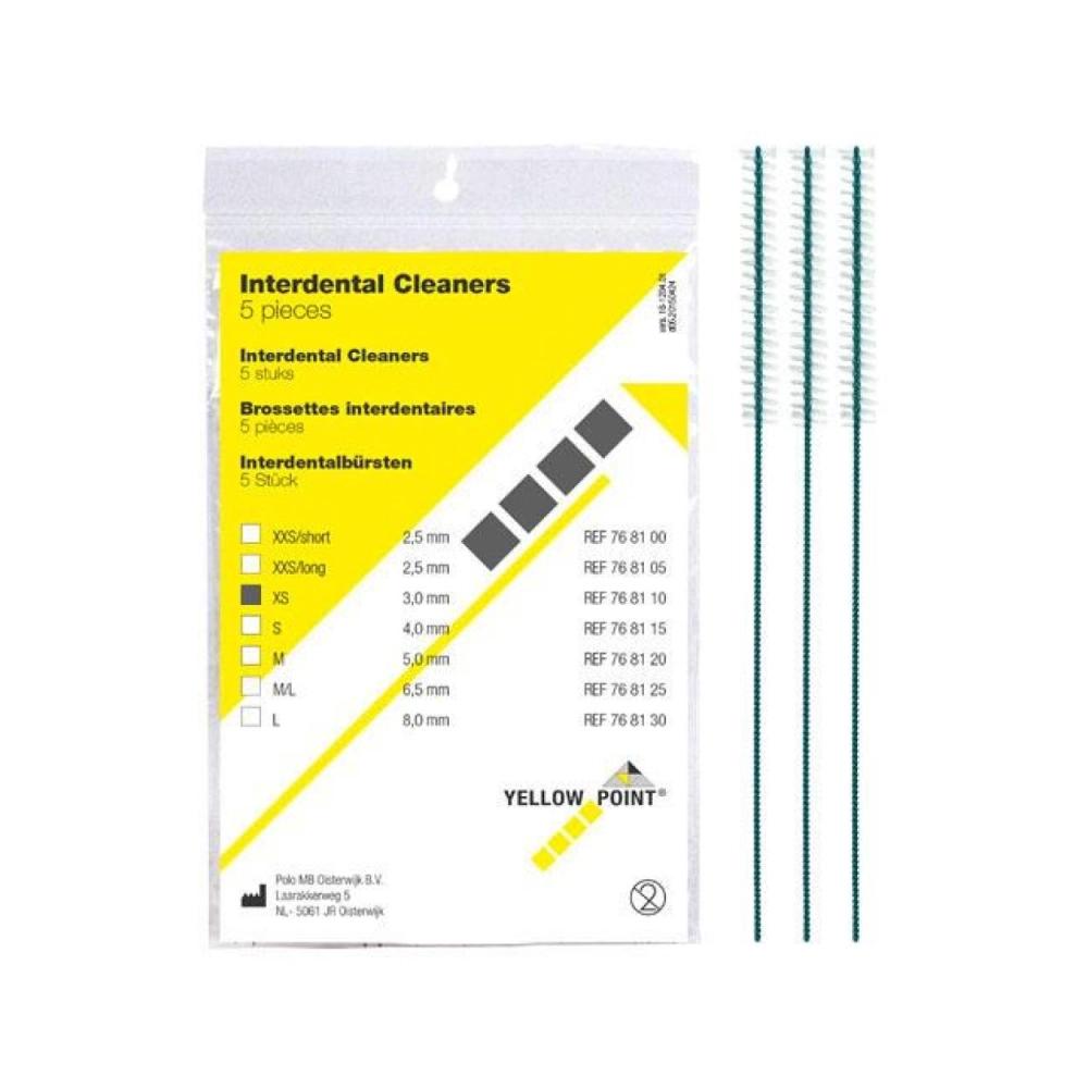 Yellow Point Interdental Cleaners x-smal (3 mm) 12x 5 pcs