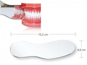 Chrome-plated mirror, buccal