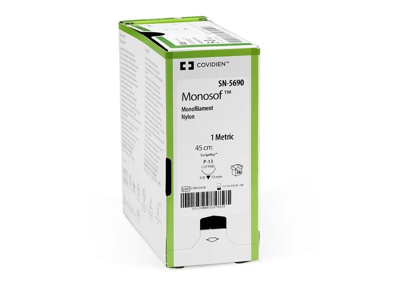 MONOSOF fil de suture 6-0 13 mm P-13 45 cm