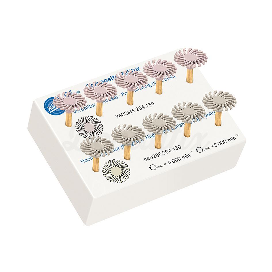 Kit de fraises de polissage diamantées (10 pcs)