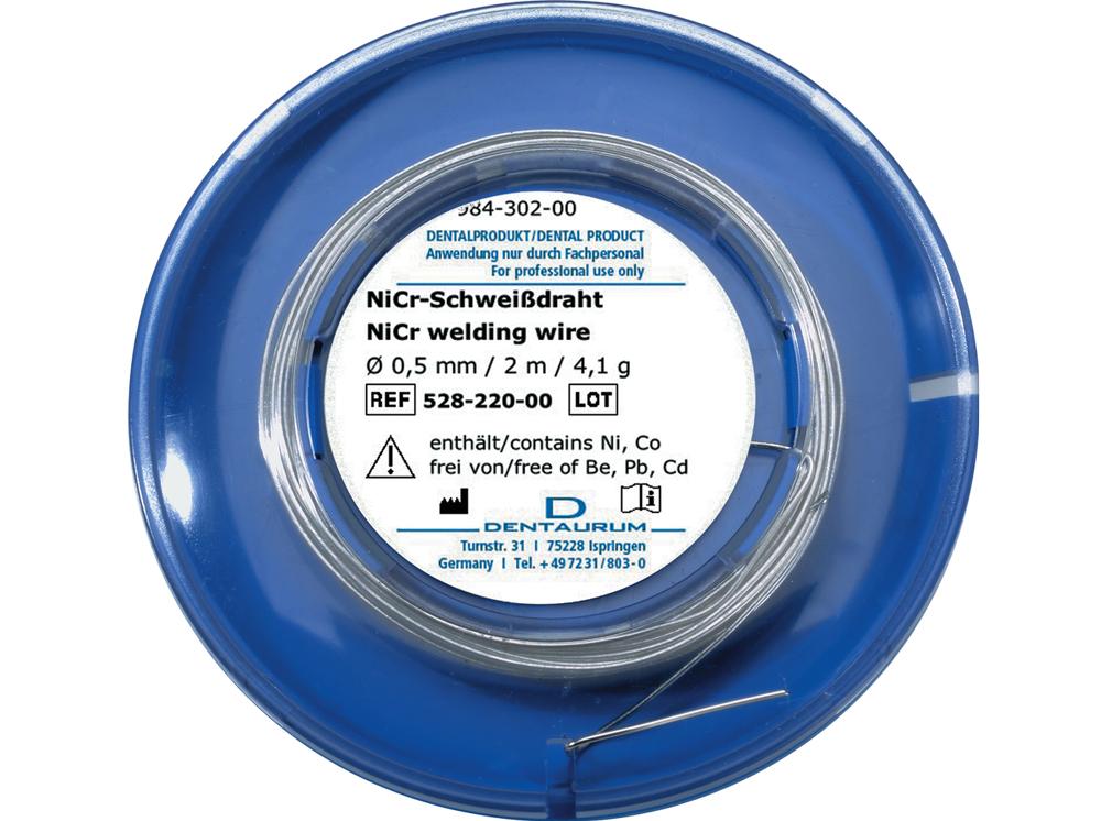 NiCr-lasdraad (nikkel-chroom), ø 0,50 mm