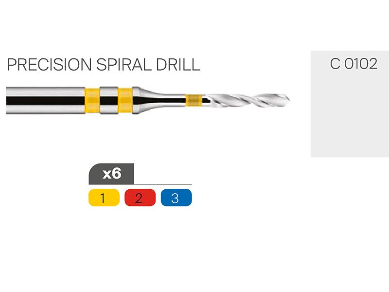 Foret de Précision en axier inoxydable C102