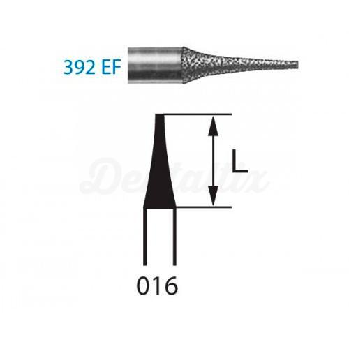Fraise diamantée interproximal 392 pour FG (5 pcs)