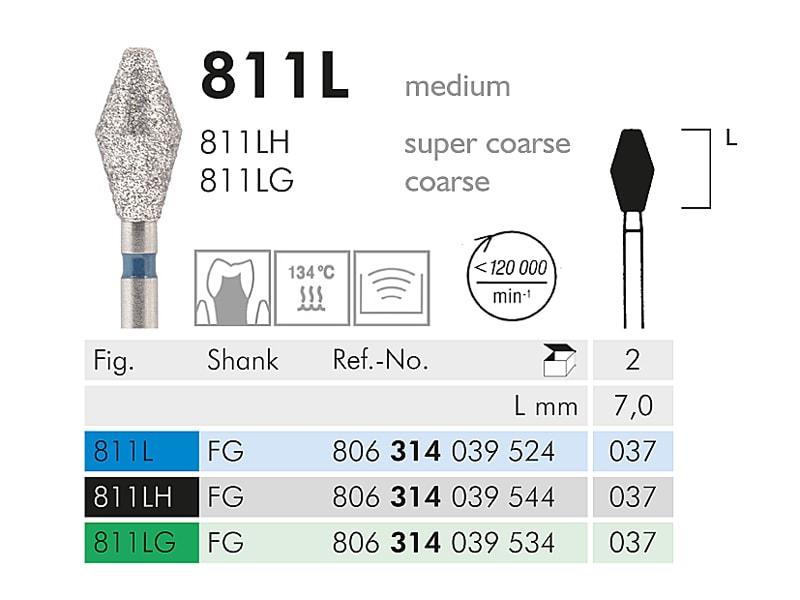 811 L instrument diamanté